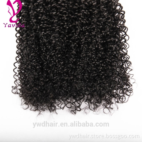 7A Malaysia Kinky Curly Weave Hair Bundles natural curly kinky afro weave Free Shipping
